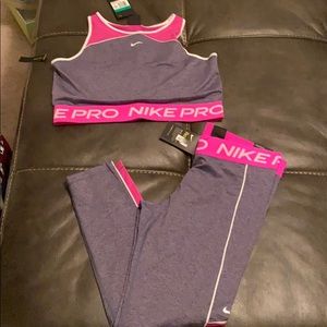 Xl nike pro set link/grey